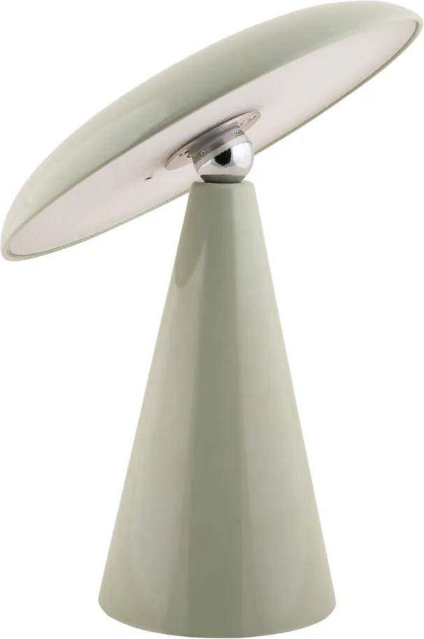 Светлозелена LED затъмняваща се настолна лампа (височина 26 cm) Phoebe – Leitmotiv