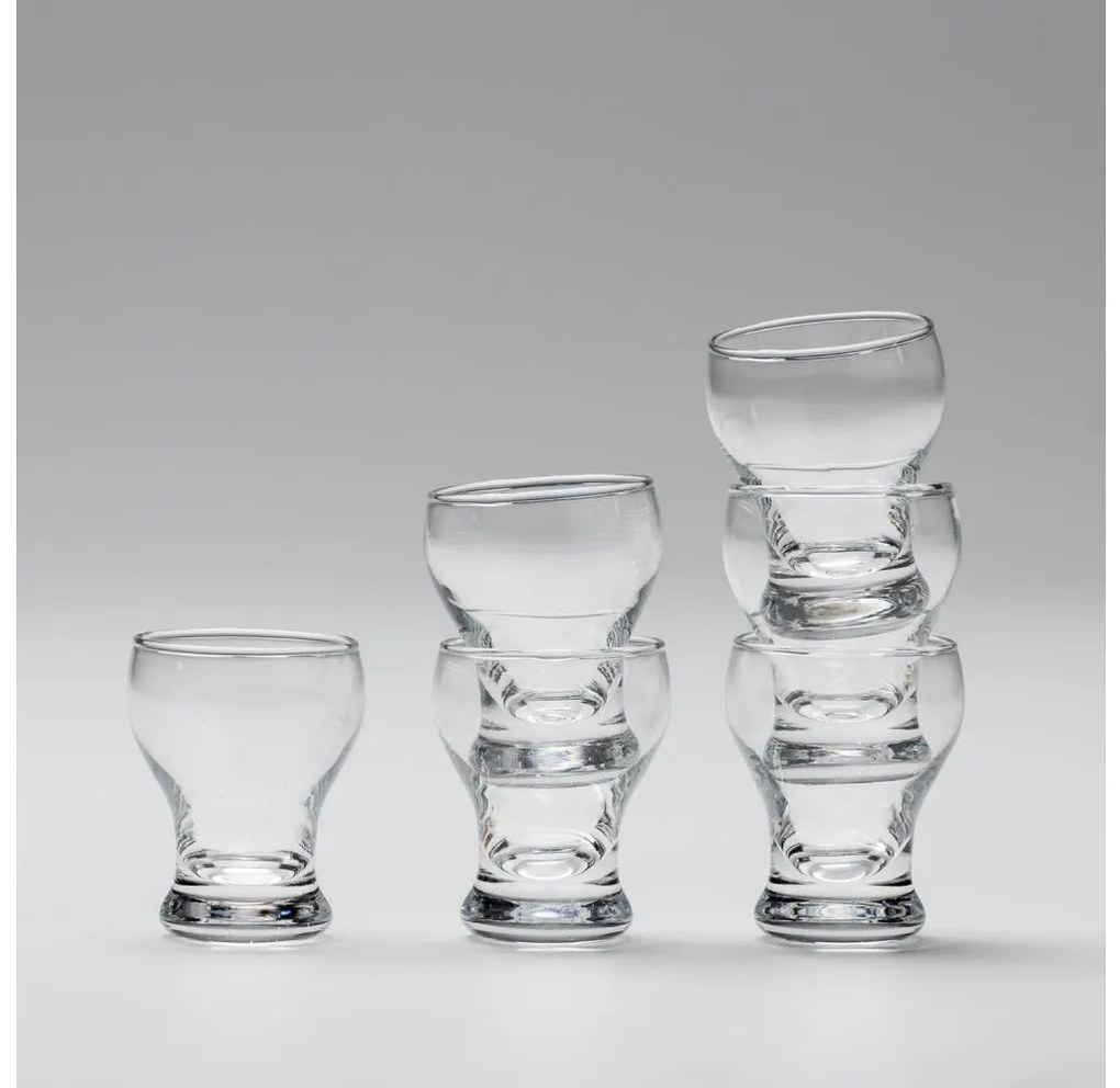 К-кт 6x чаша за ликьор прозрачен