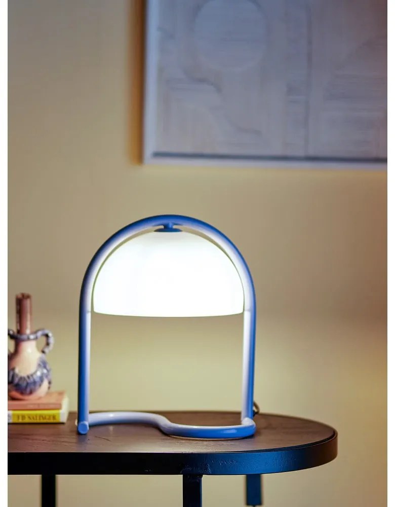 Синя настолна лампа (височина 29,5 cm) Favour – Bloomingville