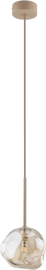 Пендел на кабел LAVA 1xG9/8W/230V бежово/опушено бежово