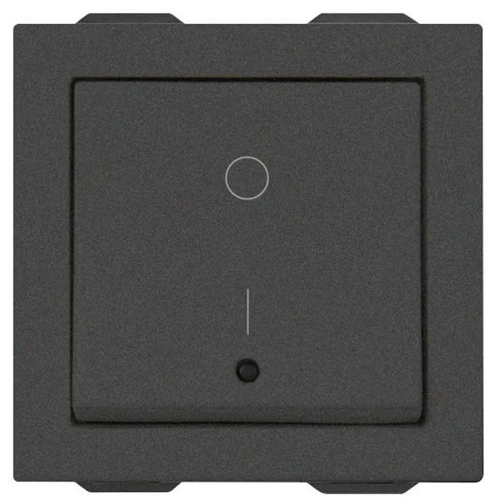 VIMAR 09020.CM Ключ 2P 32AX 250V 2M Карбон Мат  NEVE UP