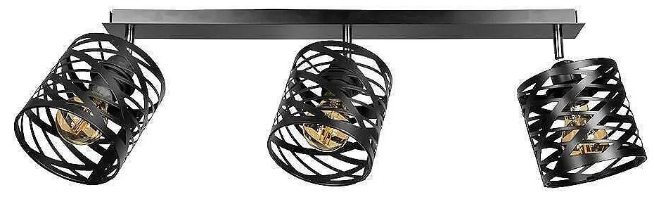 Спот НЕО, черен, 3xE27