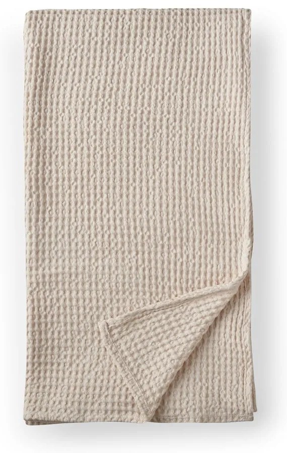 Бежово памучно одеяло 150x200 cm Jaipur Chunky Waffle – Pineapple Elephant