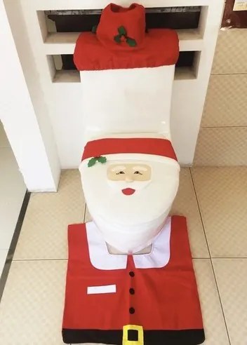 Тоалетен комплект с мотив на коледен Дядо Коледа