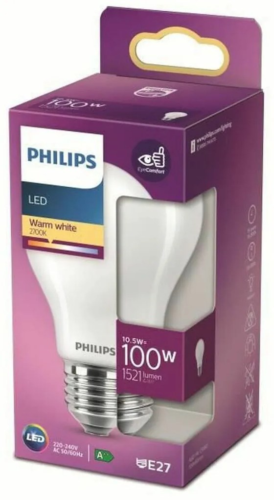 Халогенна крушка Philips Топло Бяло E27 LED