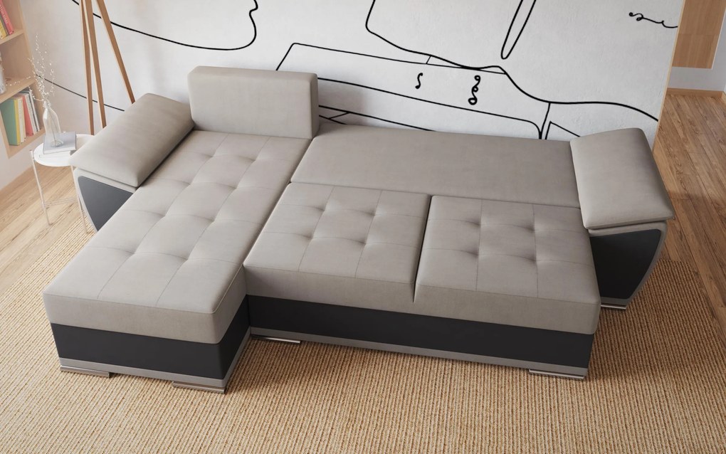 Разтегателен ъглов диван Тонино