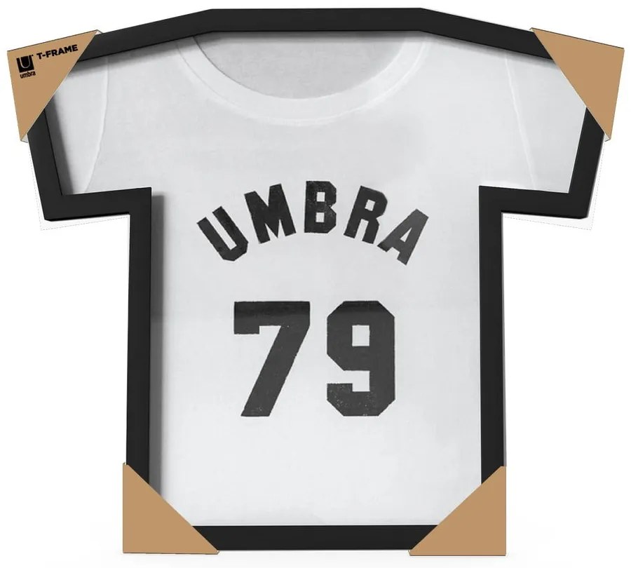 Черна пластмасова висяща рамка 50x54,5 cm T-Frame – Umbra