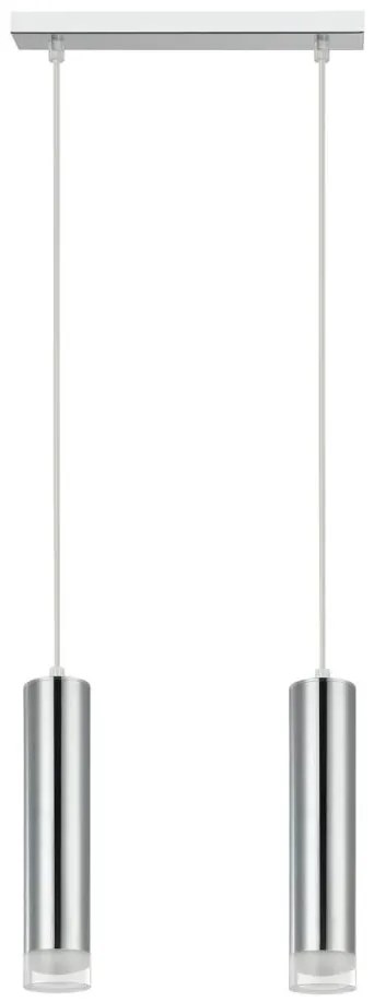 Пендел ARMIN 2xGU10/10W/230V лъскав хром