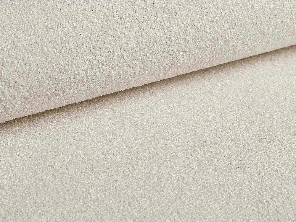 Двойно легло тапицирано с място за съхранение и включена подматрачна рамка в цвят слонова кост 160x200 cm Eric – Micadoni