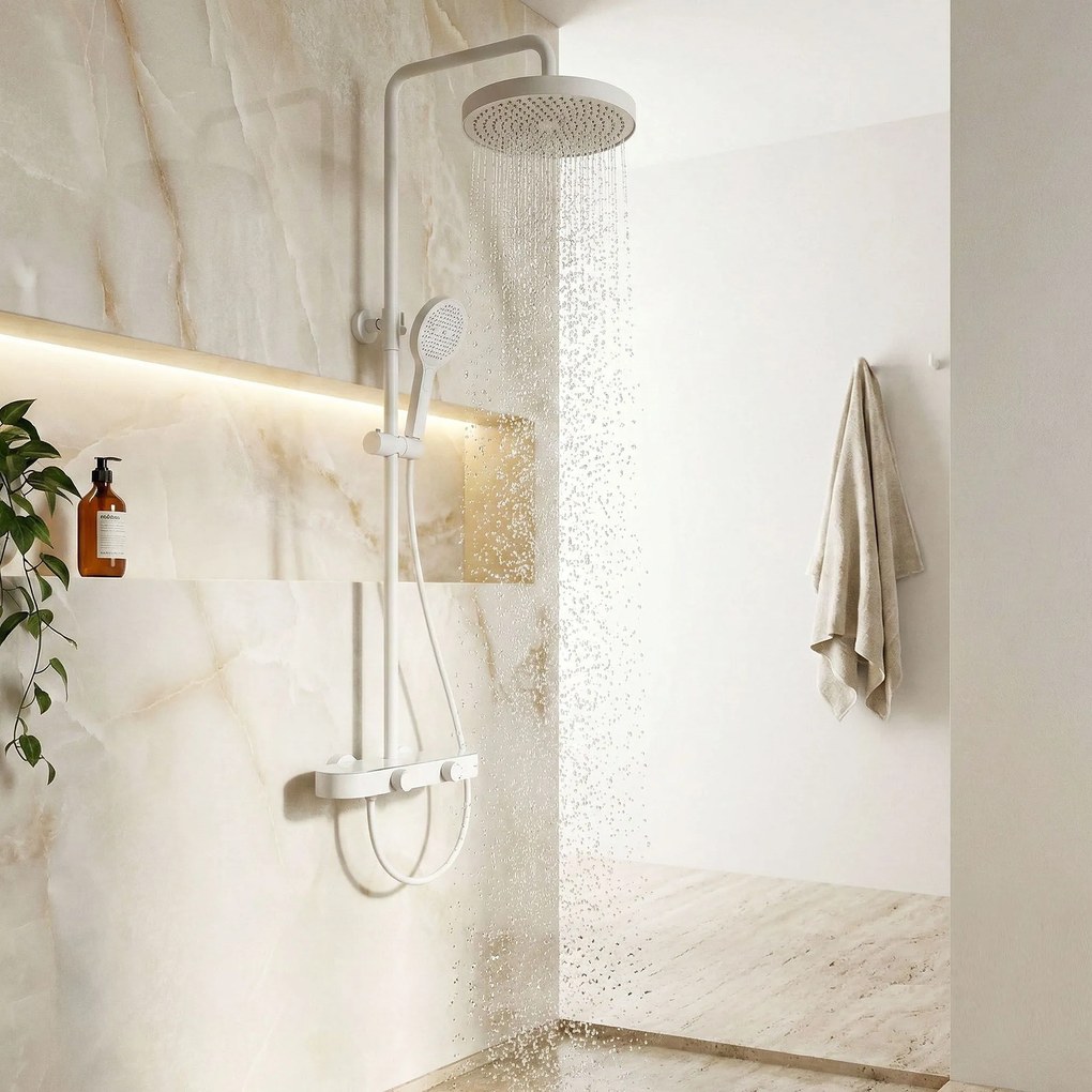 Комплект за душ REA Creo White