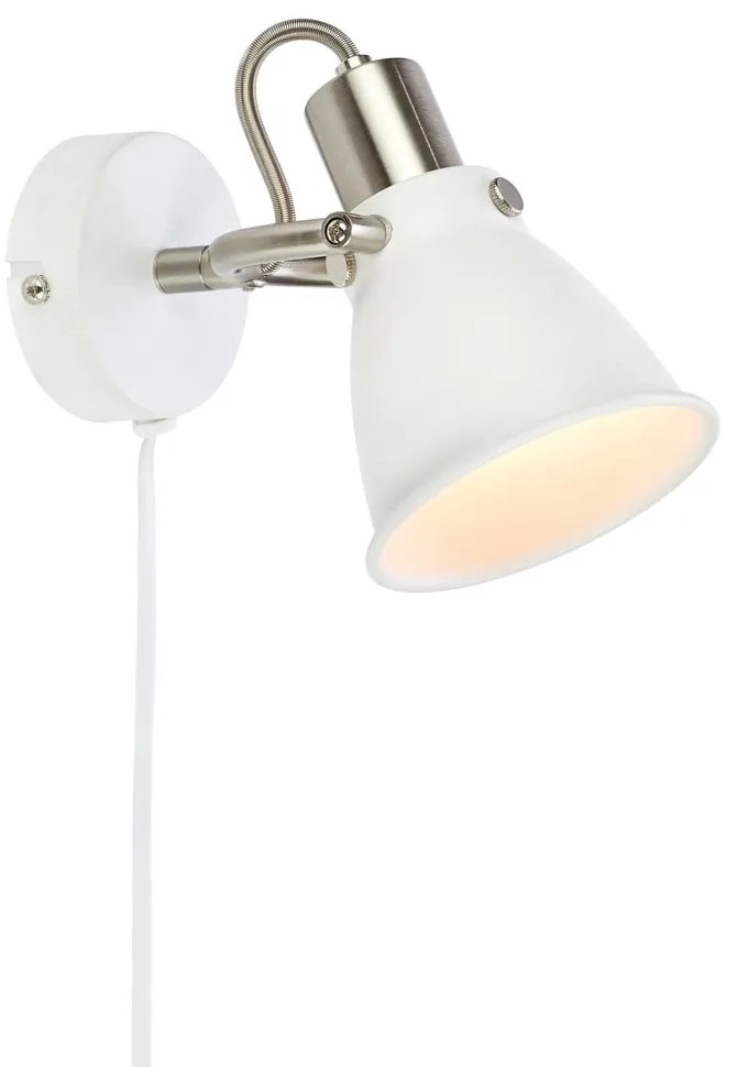 Бяла стенна лампа Alton - Markslöjd