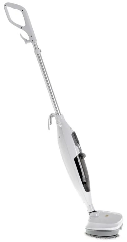 Моп за чистене с пара Adler AD 7052, 1300 W, 3 настройки, 0.550 л, 2 въртящи се глави, 2 режима на работа, Бързо загряване, Бял
