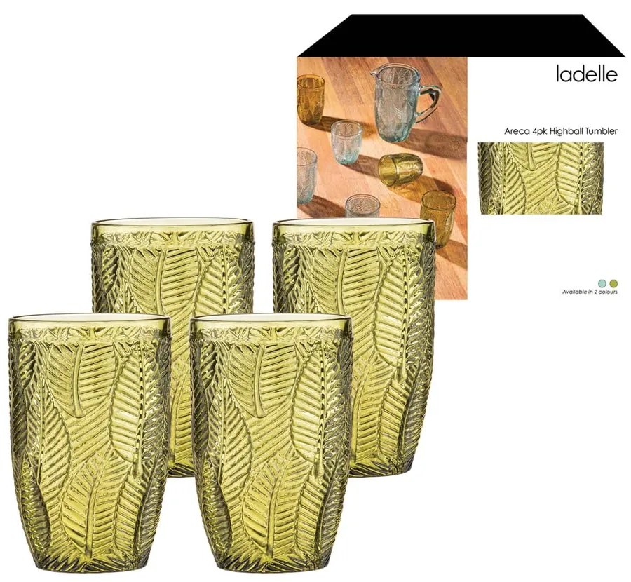 Стъклени чаши в комплект от 4 бр. 450 ml Areca – Ladelle
