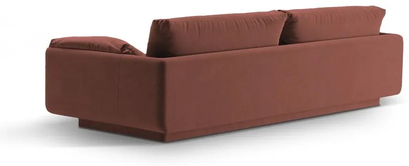 Розов кадифен диван 250 cm Torino – Micadoni