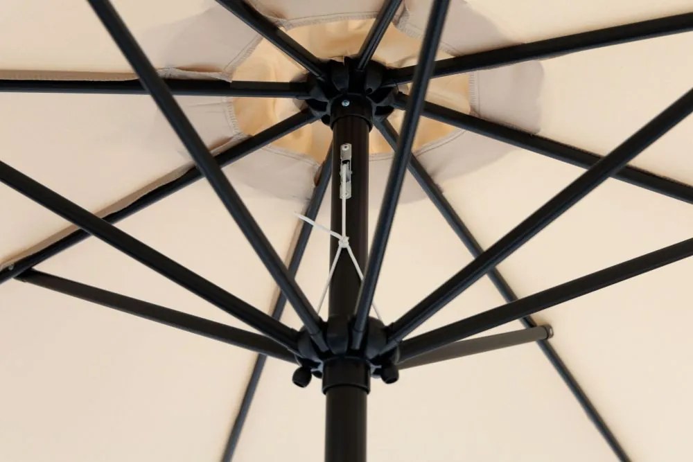 Голям градински чадър с наклон - 300 см Зелено