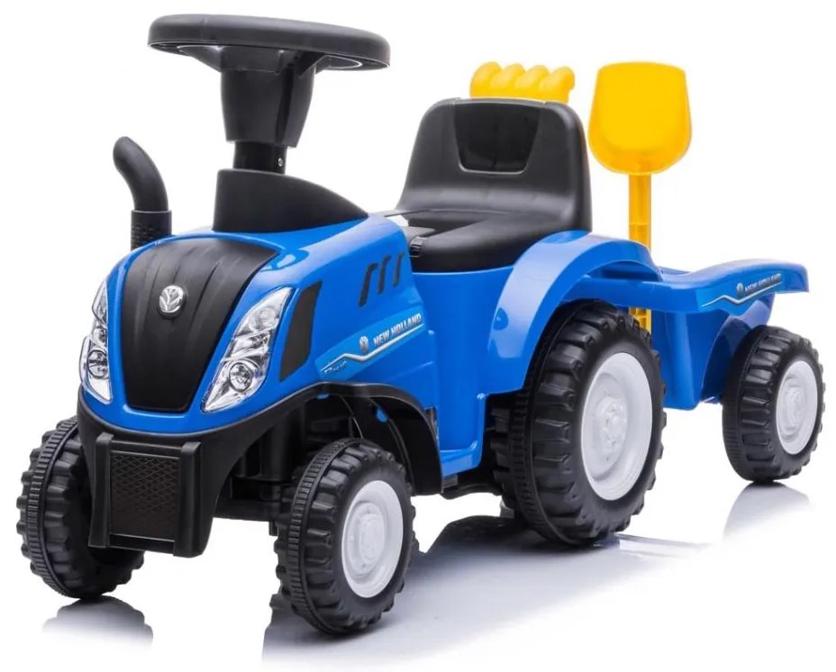 Push автомобил NEW HOLLAND 2xAA син/черен