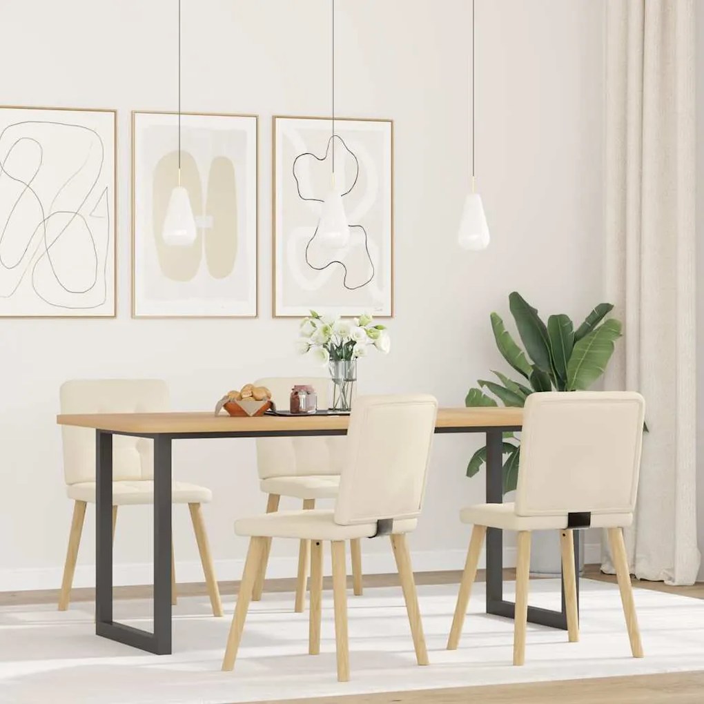 3315179 vidaXL Трапезни столове, 4 бр, лен