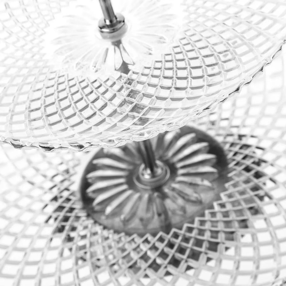 Стъклена стойка за десерти Harlequin – Casa Selección