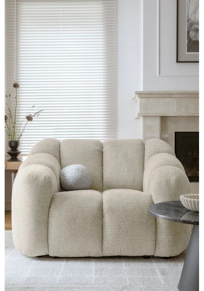 Бежово кресло Shell – Miuform