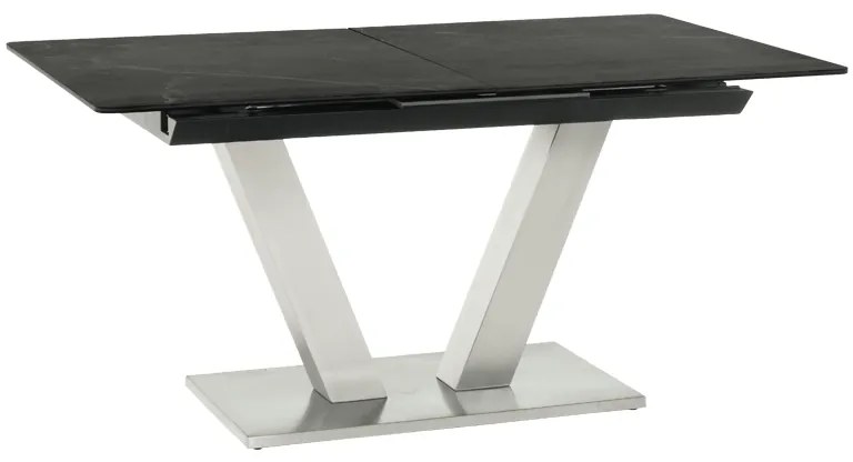 Разтегателна трапезна маса DUKLA - черна