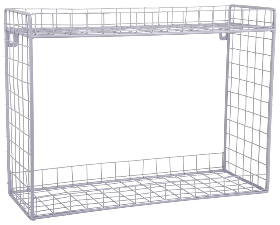 Лилав стоманен стенен рафт на няколко нива 40 cm Reja – PT LIVING