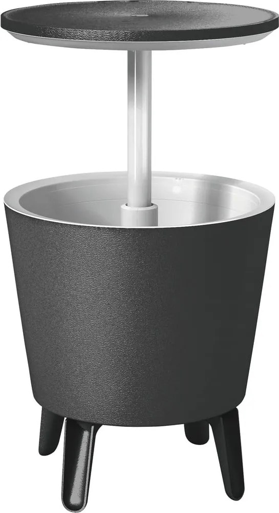 Пластмасова кръгла градинска маса с тавичка за лед ø 49,5 cm Cool – Keter