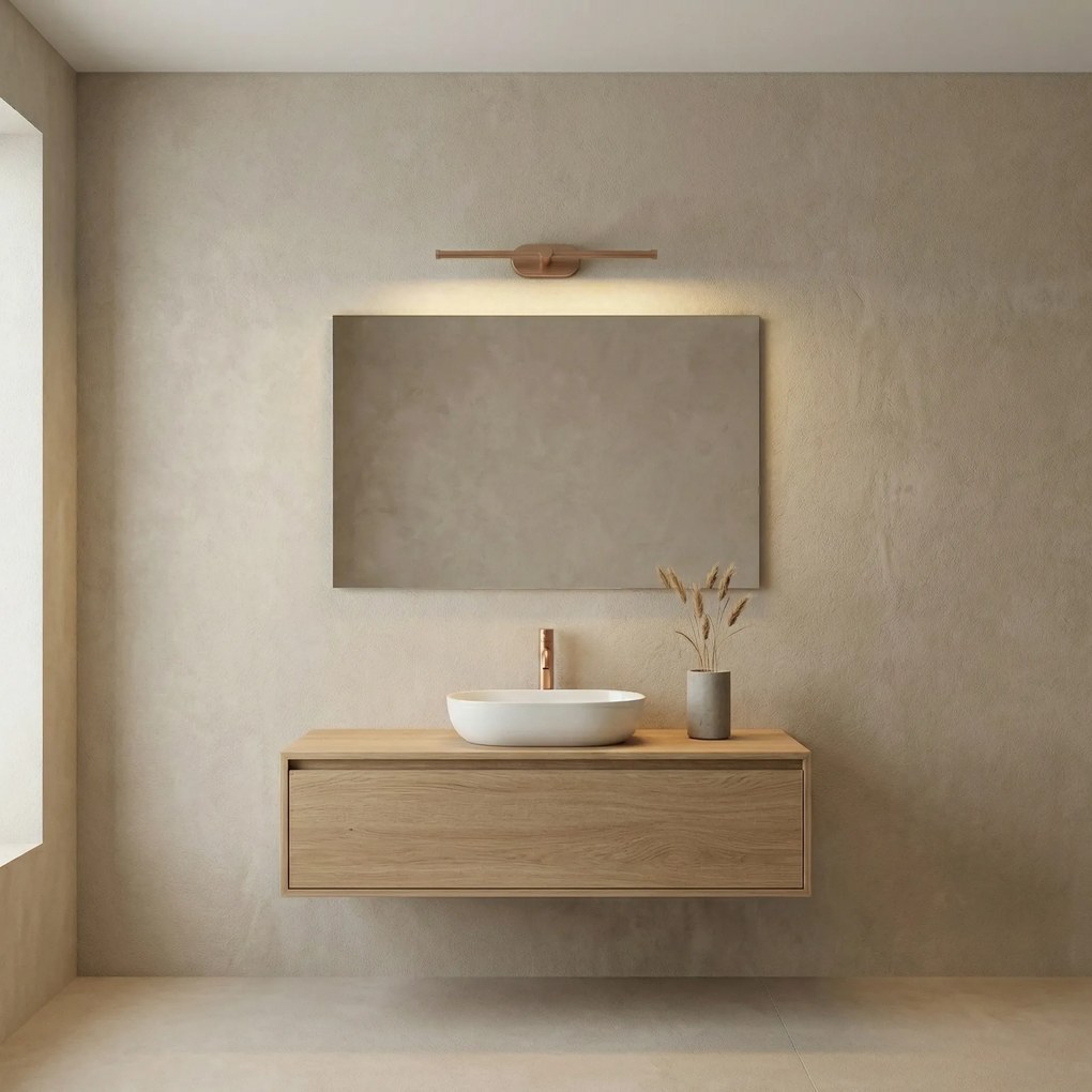 LED аплик за баня APP1895-1W 40 cm BRUSH COPPER