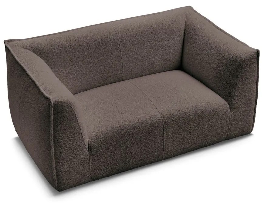 Кафяв диван от прежда с примки от букле 170 cm Giorgia – Bobochic Paris