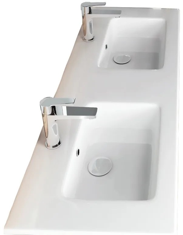 мивка Flat двойно Bianco Ceramica