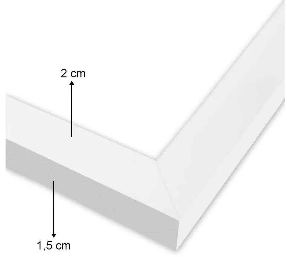 Детска картина 24x29 cm Whale - Wallity