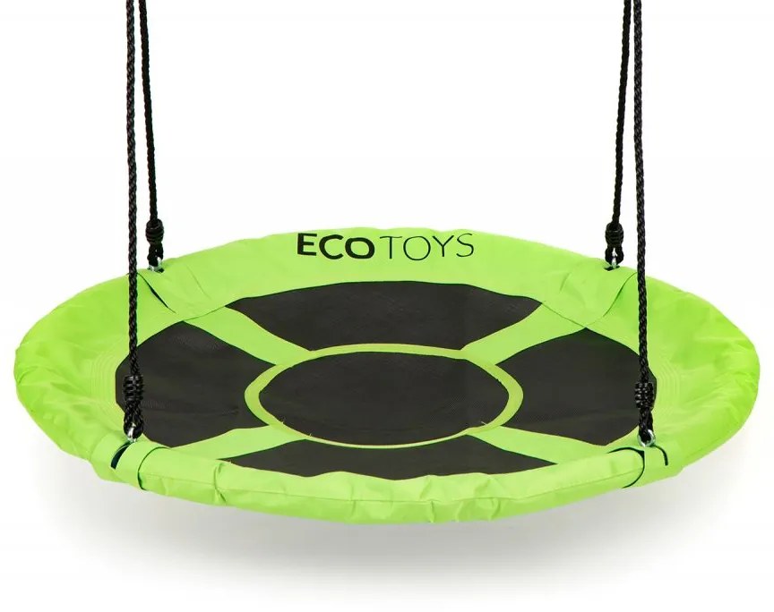 Градинска люлка "Щъркелово гнездо" 110 cm ECOTOYS зелена