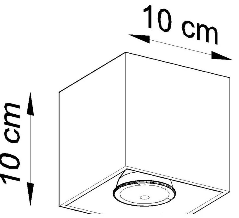 Сив прожектор 10x10 cm Geo – Sollux