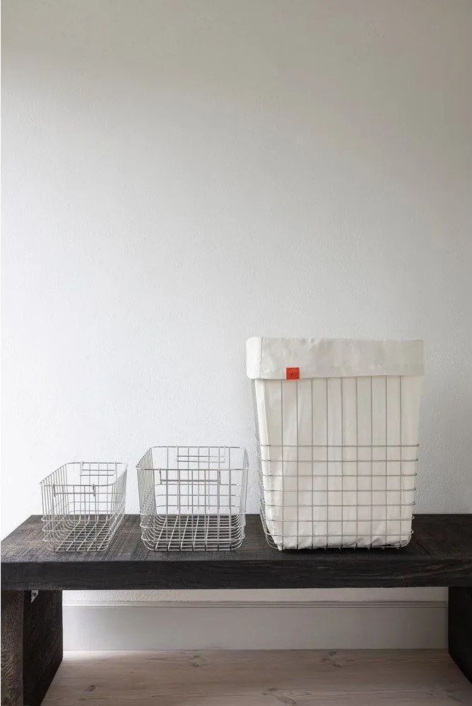 Метален кош за пране в сребрист цвят 64 l Store-It – Mette Ditmer Denmark