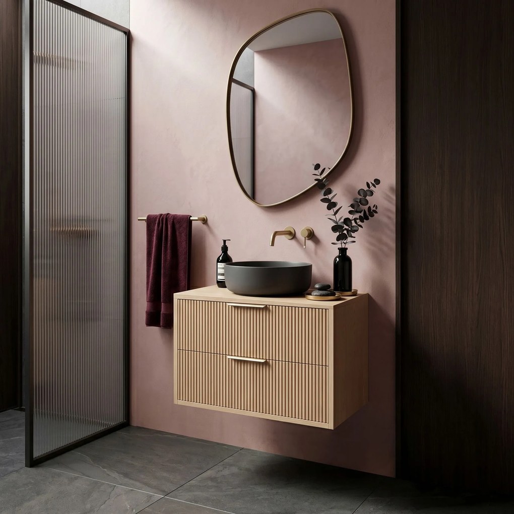 Шкаф за мивка Rea Mono 60cm Beige