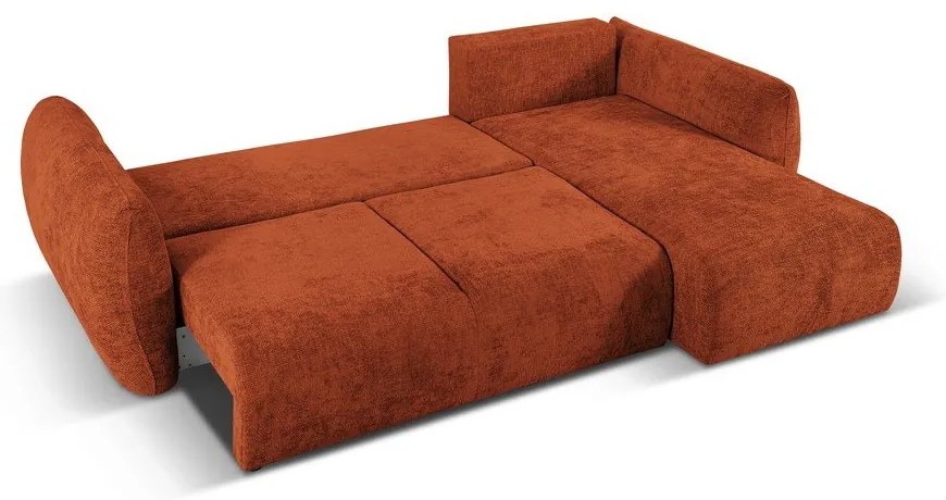 Оранжев ъглов диван (десен ъгъл) Matera - Cosmopolitan Design