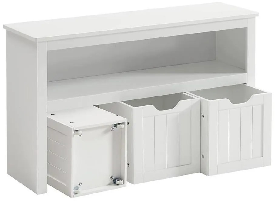 Шкаф с рафтове SORELL, бял