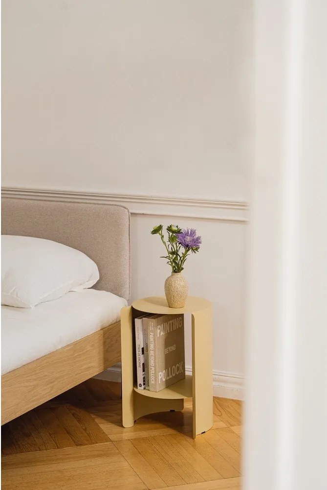 Стоманена кръгла странична масичка ø 32 cm Wa – noo.ma