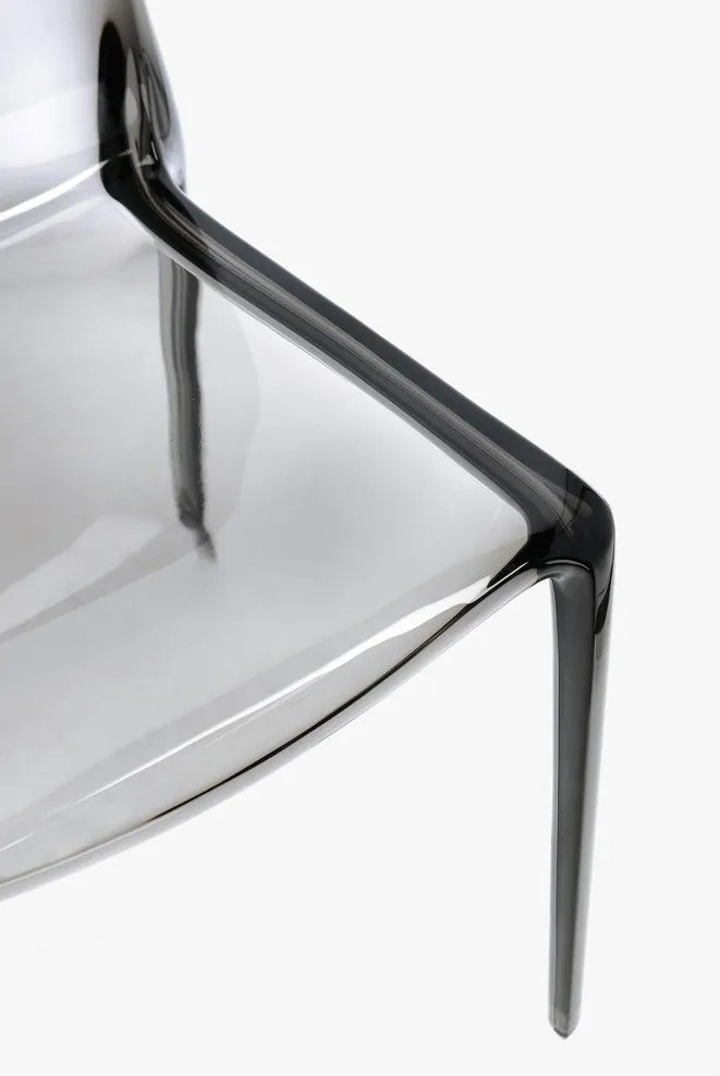 Сив пластмасов градински стол Adele – Bizzotto