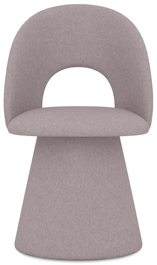 Тапициран трапезен стол в цвят лавандула Kalo – Makamii