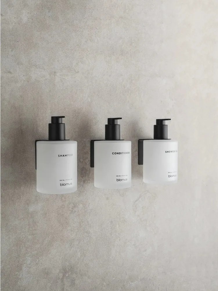 Бели стенни стъклени диспенсери за сапун 3 бр. 350 ml Kirei – Blomus