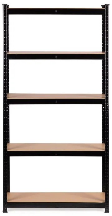 Черен рафт с 5 рафта Дълбочина 30см