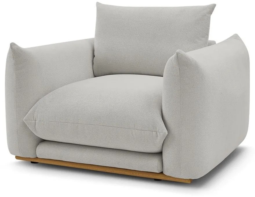 Светлосиво кресло Ernest – Bobochic Paris