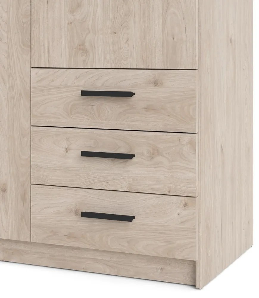 Гардероб от декор от дъб естествен 99x200 cm Sprint – Tvilum