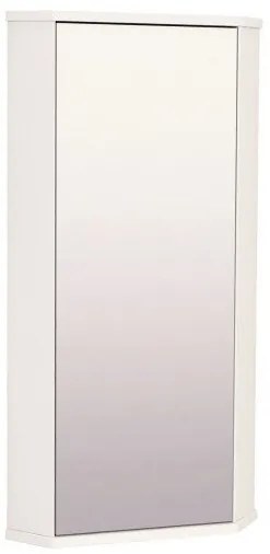 Ъглов огледален PVC шкаф ICMC 1030-30 NEW, Inter Ceramic, 28.75x28.75x80см
