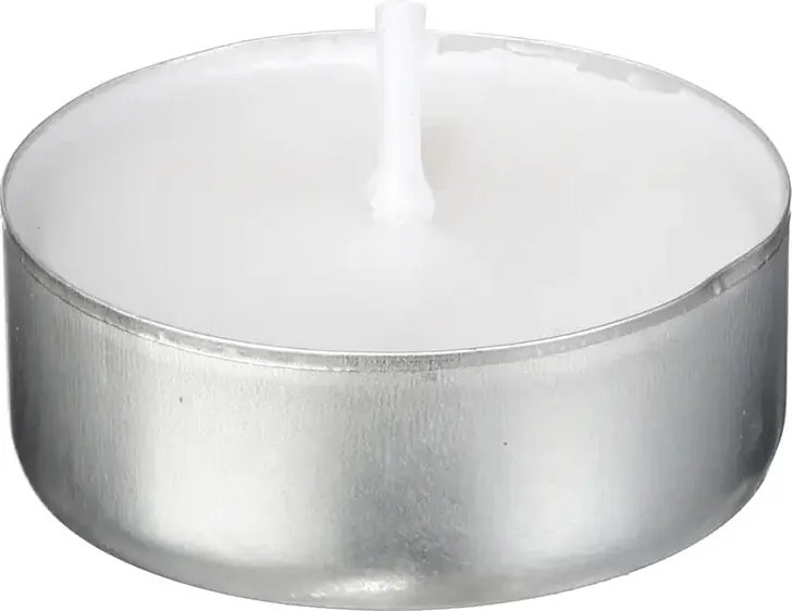 Комплект чаени свещи без аромат atmosphera Many, 50 Броя, Бели