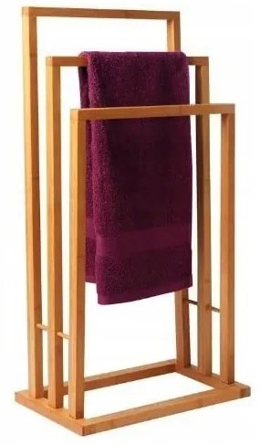 Елегантна бамбукова стойка за кърпи