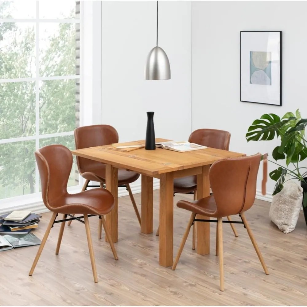 Комплект от 2 стола от изкуствена кожа Batilda - Actona