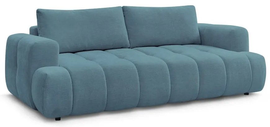 Син сгъваем/с място за съхранение диван 251 cm Fuji – Bobochic Paris