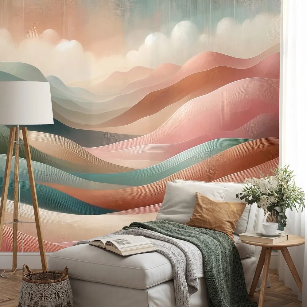Самозалепващ тапет – Мечта за цветни планини