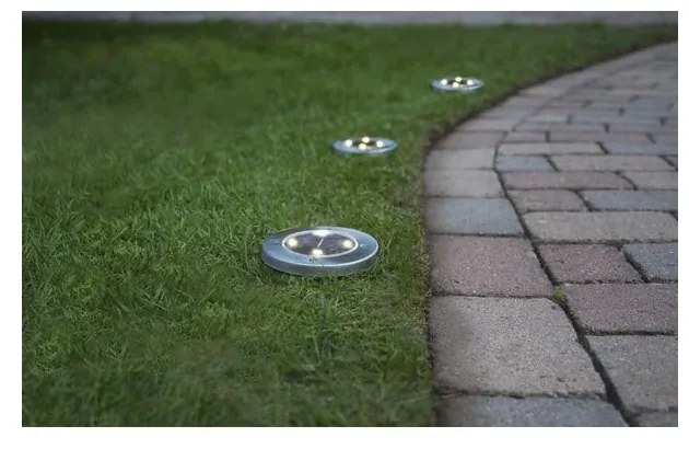 Комплект от 3 външни слънчеви LED светлини Lawnlight - Star Trading
